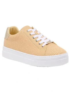 Nine West Gatspy Sneaker in Light Natural