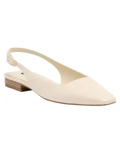 Nine West Gones Slingback Flat in Ivory