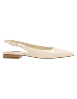 Nine West Gones Slingback Flat in Ivory