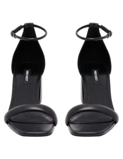 Nine West Gretal Heeled Sandal in Black
