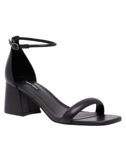 Nine West Gretal Heeled Sandal in Black