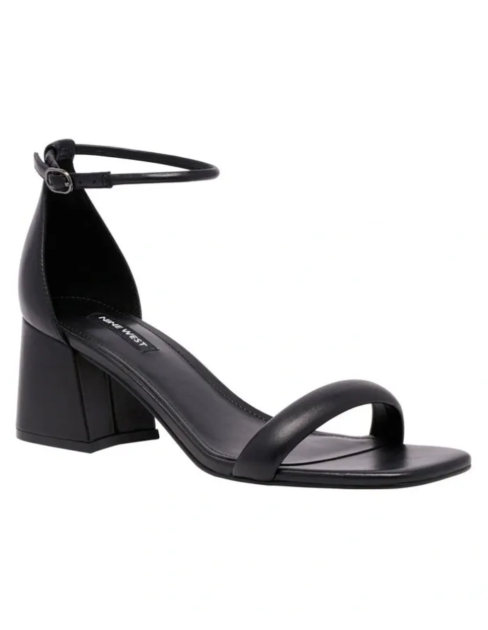 Nine West Gretal Heeled Sandal in Black