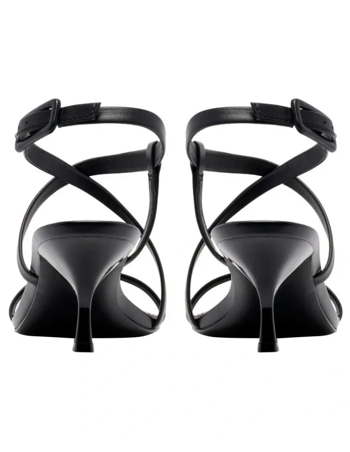 Nine West Hanni Heeled Sandal in Black