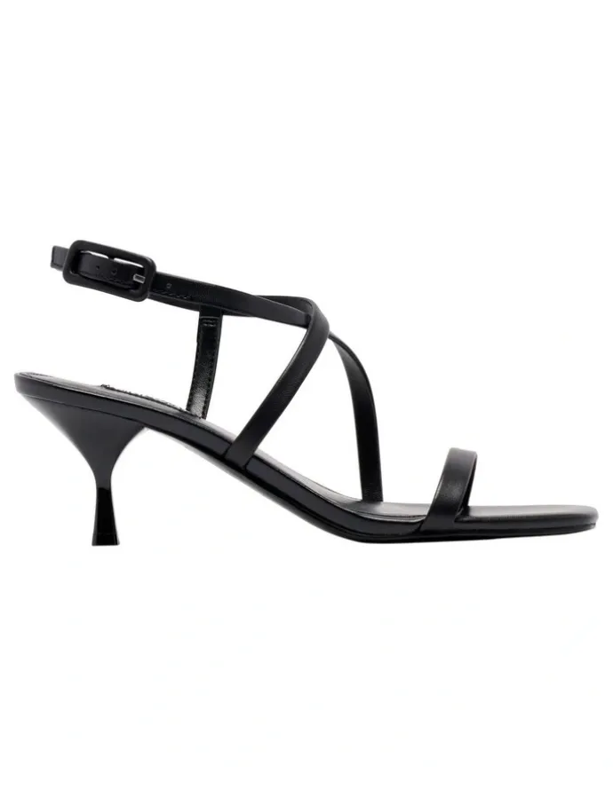 Nine West Hanni Heeled Sandal in Black