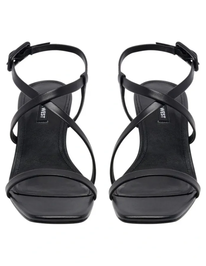 Nine West Hanni Heeled Sandal in Black