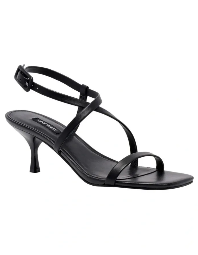 Nine West Hanni Heeled Sandal in Black