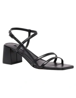 Nine West Jinka Heeled Sandal in Black