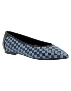 Nine West Largo Flat in Blue Multi