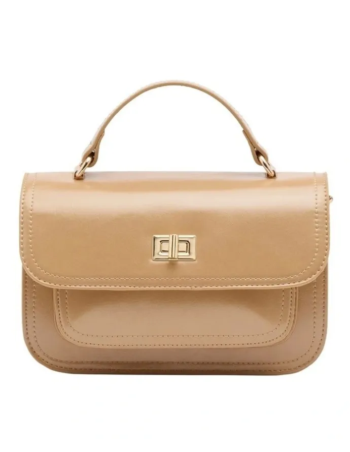 Nine West Mavis Top Handle Bag in Natural