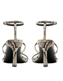 Nine West Pinila Heeled Sandal in Snake
