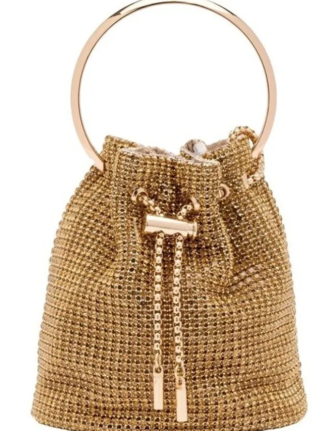 Nine West Scarlet Top Handle Bag in Gold