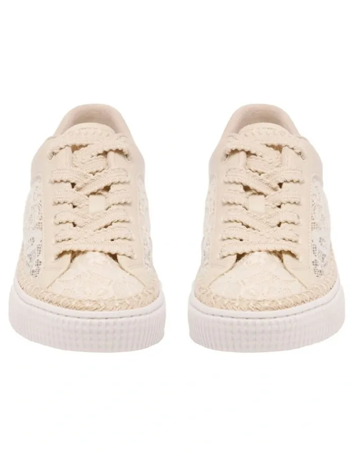 Nine West Singy Sneaker in Ivory