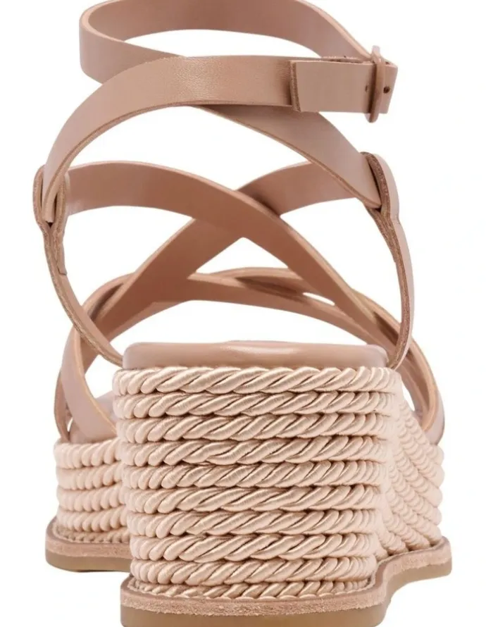 Nine West Criba Wedge in Nude