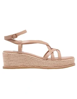Nine West Criba Wedge in Nude
