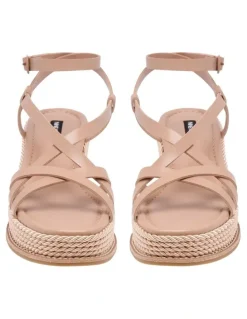Nine West Criba Wedge in Nude