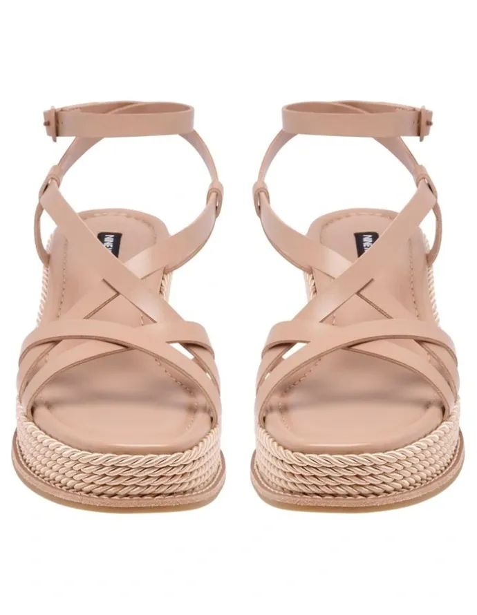Nine West Criba Wedge in Nude