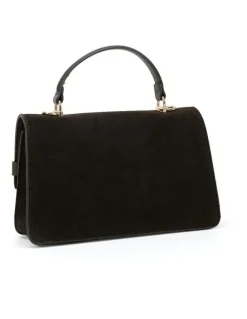 Novo Shoes Achilles Bag in Espresso Suede