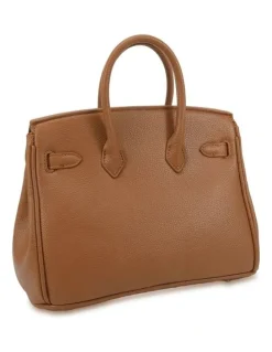 Novo Shoes Adora Top Handle Bag in Tan