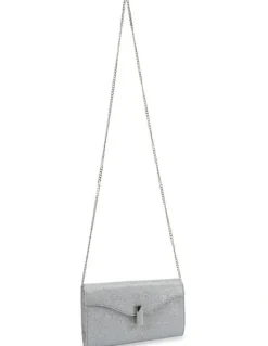 Novo Shoes Alysse Clucth in Silver