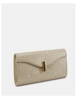 Novo Shoes Alysse Clutch in Gold