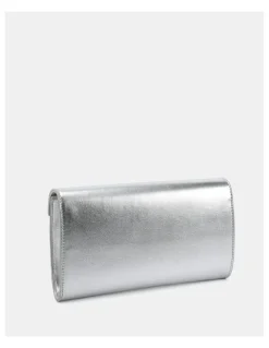 Novo Shoes Alysse Clutch in Silver
