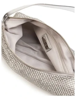 Novo Shoes Auralias Shoulder Bag in Silver