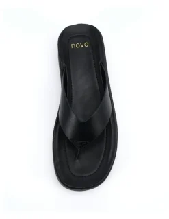 Novo Shoes Berri Wedge in Black