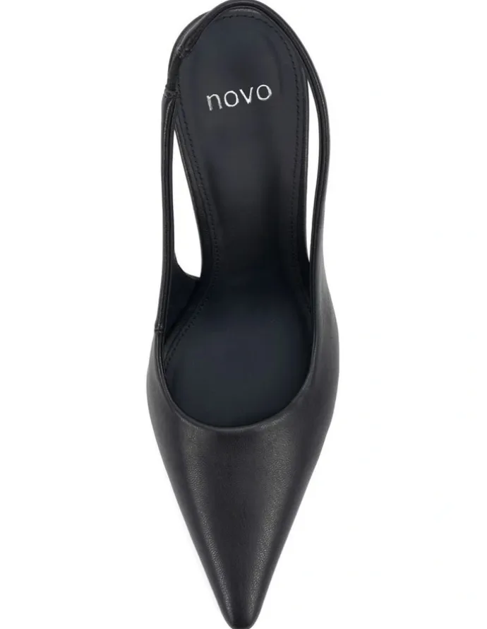 Novo Shoes BIANKO Wedge Sandal - Black