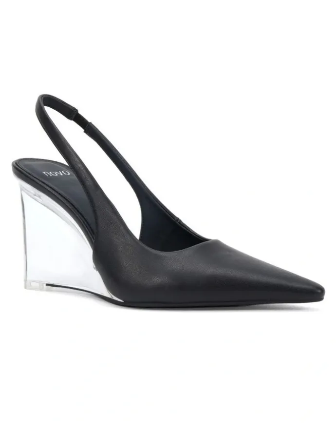 Novo Shoes BIANKO Wedge Sandal - Black