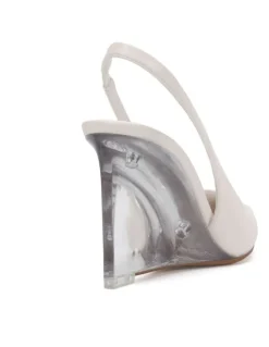 Novo Shoes BIANKO Wedge Sandal - White - Novo Shoes