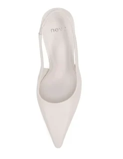 Novo Shoes BIANKO Wedge Sandal - White - Novo Shoes