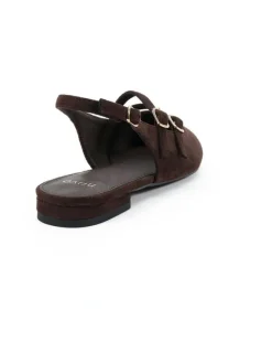 Novo Shoes Canny Flats in Espresso Suede