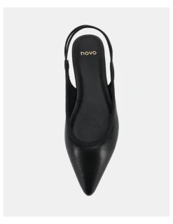 Novo Shoes Cassey Ballet Flats in Black