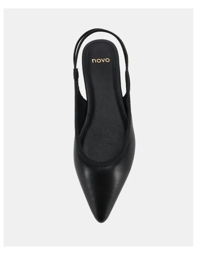 Novo Shoes Cassey Ballet Flats in Black