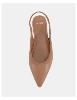 Novo Shoes Cassey Ballet Flats in Camel