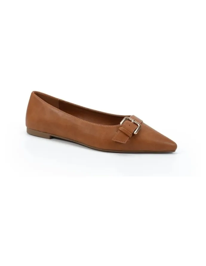 Novo Shoes Catty Ballet Flats in Pecan