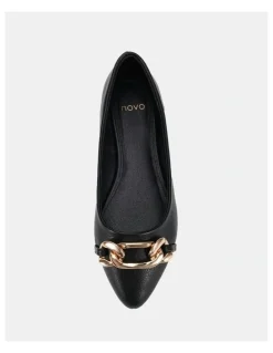 Novo Shoes Clova Ballet Flats in Black