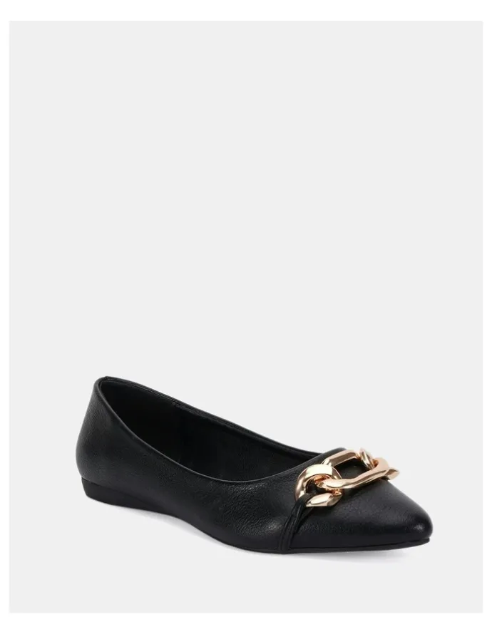 Novo Shoes Clova Ballet Flats in Black