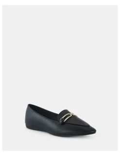 Novo Shoes Cremona Loafer Flats in Black