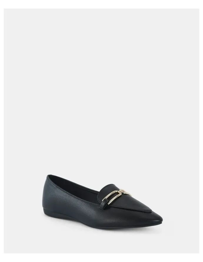 Novo Shoes Cremona Loafer Flats in Black