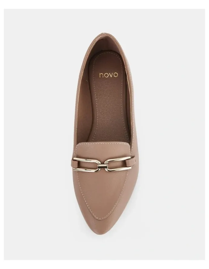 Novo Shoes Cremona Loafers in Almond