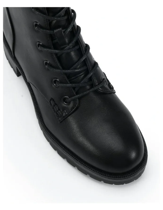 Novo Shoes Darrell Heeled Boots in Black