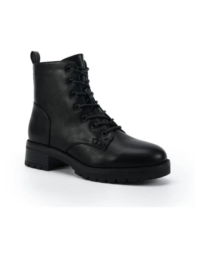 Novo Shoes Darrell Heeled Boots in Black