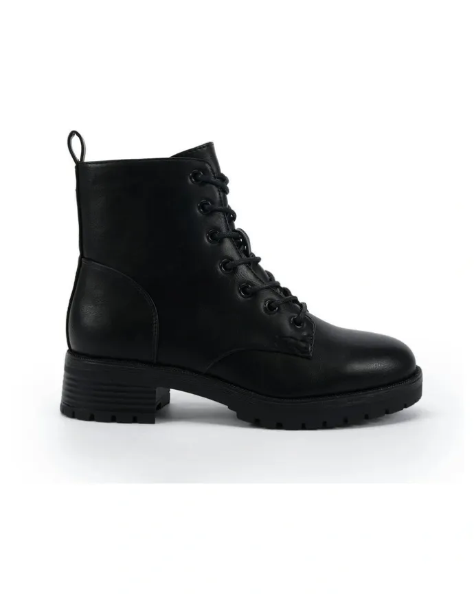 Novo Shoes Darrell Heeled Boots in Black