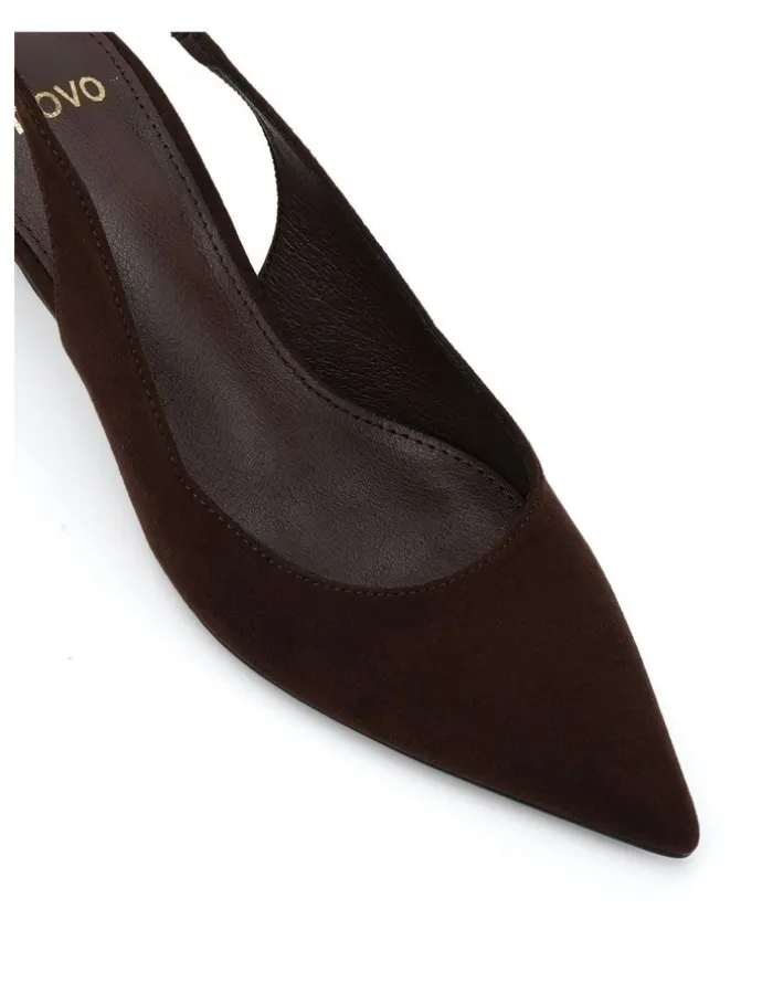 Novo Shoes Idinna Pointed Toe Shoe in Brown