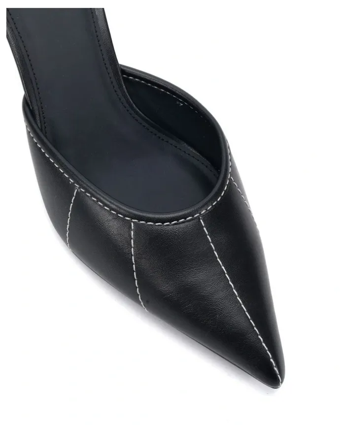 Novo Shoes IMPOLITE Heeled Mule - Black