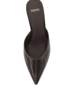 Novo Shoes IMPOLITE heeled mule - Espresso
