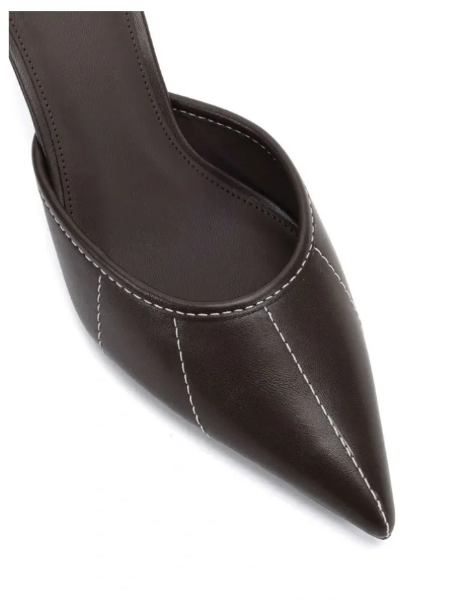 Novo Shoes IMPOLITE heeled mule - Espresso