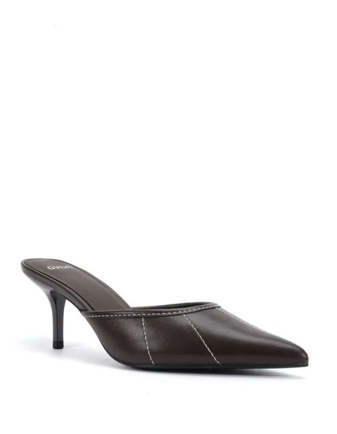 Novo Shoes IMPOLITE heeled mule - Espresso