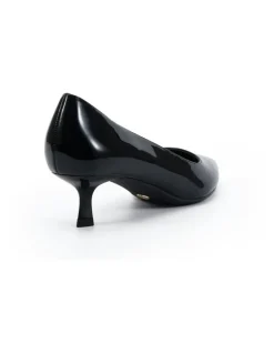 Novo Shoes Inessa Court Heels in Black Patent